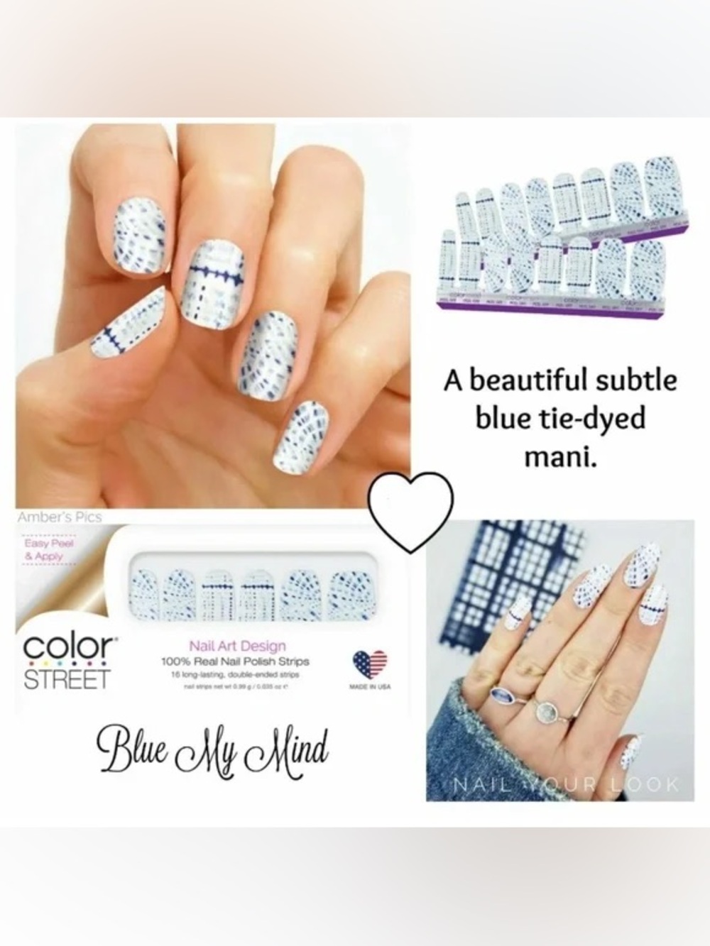 Rare Color Street Blue My Mind